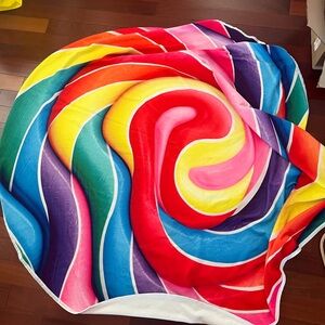 Colorful Swirl Bath Towel